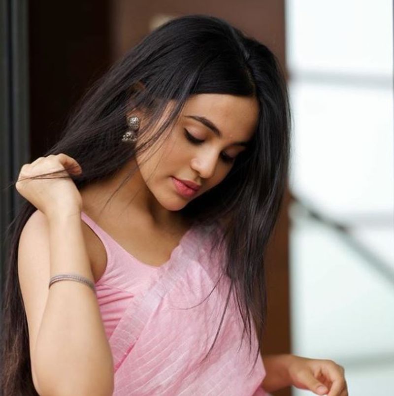 gv prakash sisiter bhavani sree latest saree photo gallery