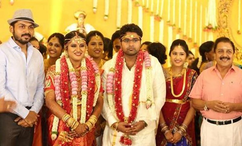 ks ravikumar daughter mallika and arjun kirshna marriage photos