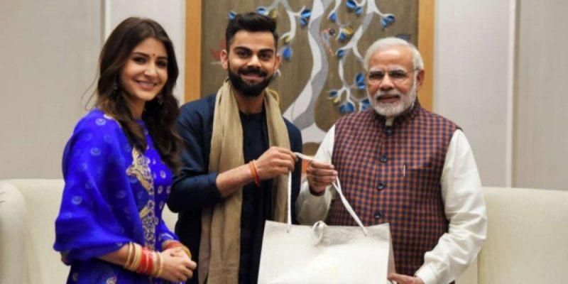 Virat Kohli in conversation with Prime Minsister Narendra Modi