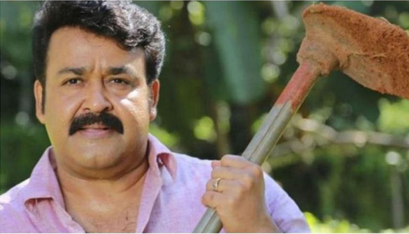 Artist Mohanlal as farmer