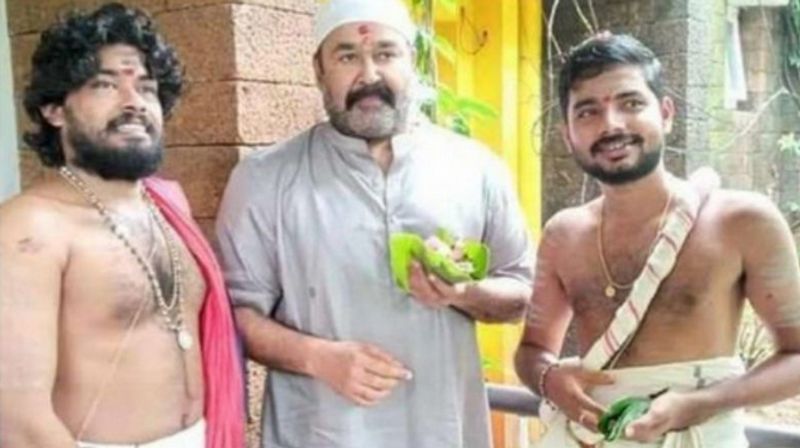 Artist Mohanlal as farmer