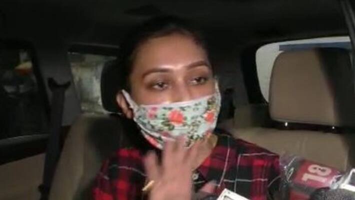 Mimi Chakraborty takes covid test before heading towards London ADB Mimi Chakraborty takes covid test before heading towards London ADB
