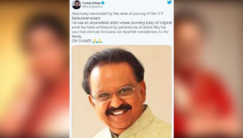 Celebrities react to SP BalaSubrahmanyam's demise ADB