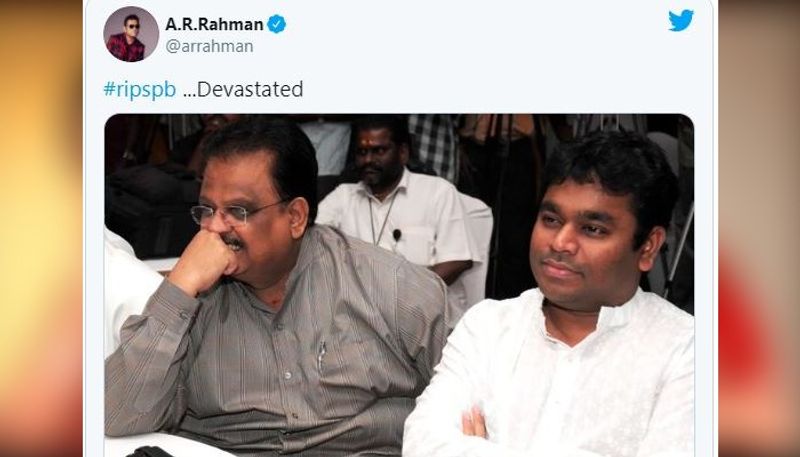 Celebrities react to SP BalaSubrahmanyam's demise ADB