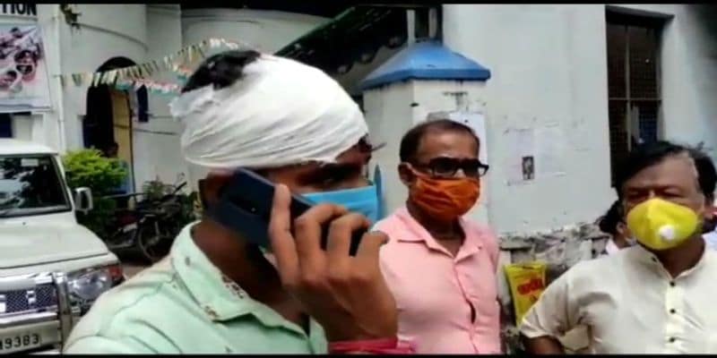 Bjp leader allegedly beaten by TMC ahead of Assembly Election at Burdwan ASB