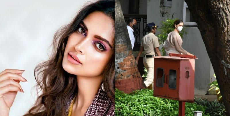 actress Deepika paducone arrives at ncb office for interrogation about her drug chat BRd