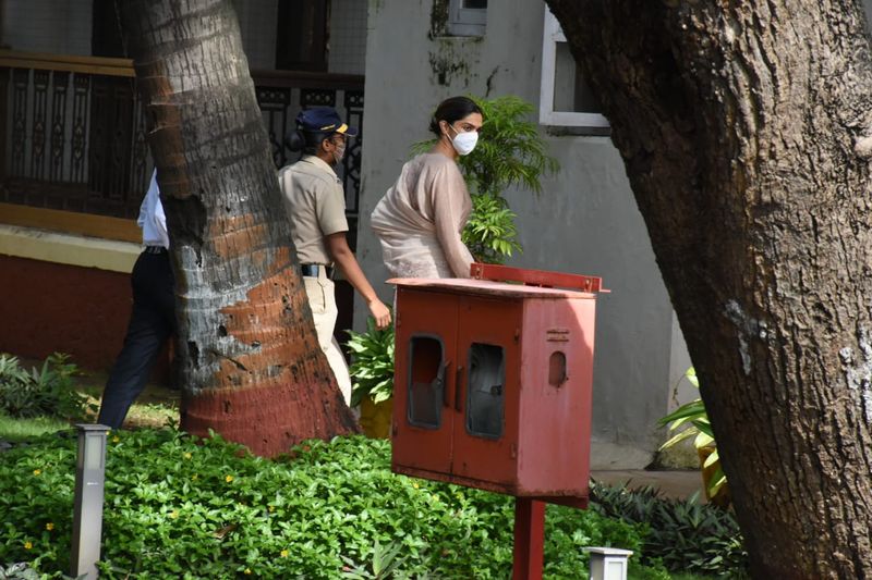 Deepika Padukone arrives at NCB Office questioning underway