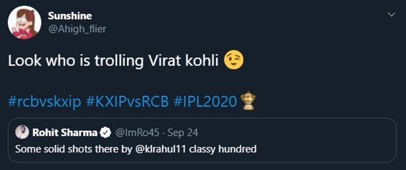 IPL 2020: Did Rohit Sharma take a shot at Virat Kohli again?-ayh
