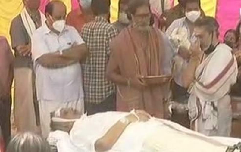 SP Balasubrahmanyam Funeral unseen Tearful photos