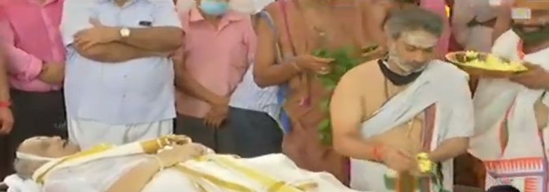 SP Balasubrahmanyam Funeral unseen Tearful photos