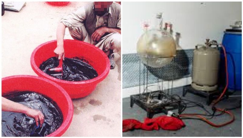 Heroin labs of Taliban that Even America Cannot Stop flourishing