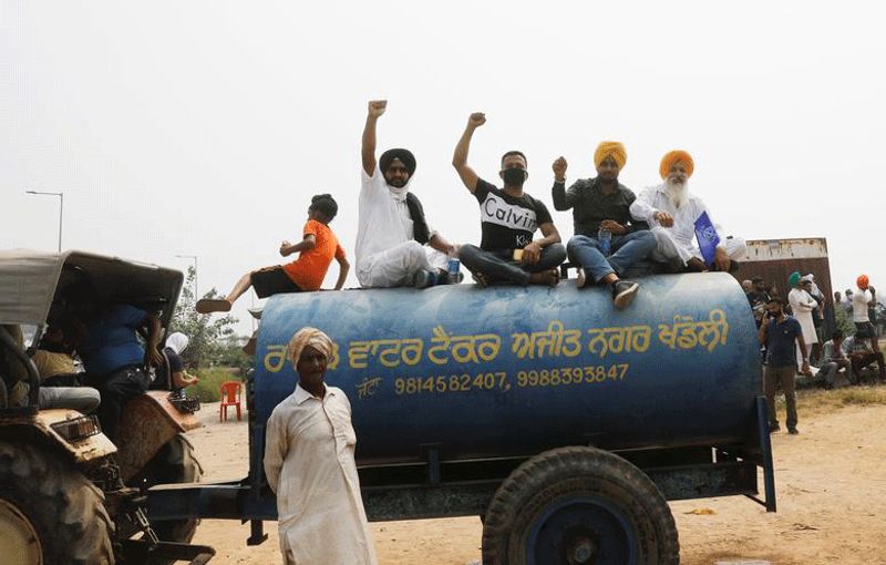farm bill protest 2020 in india photostory