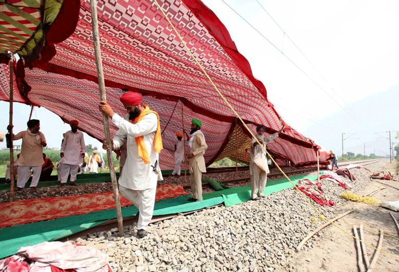farm bill protest 2020 in india photostory