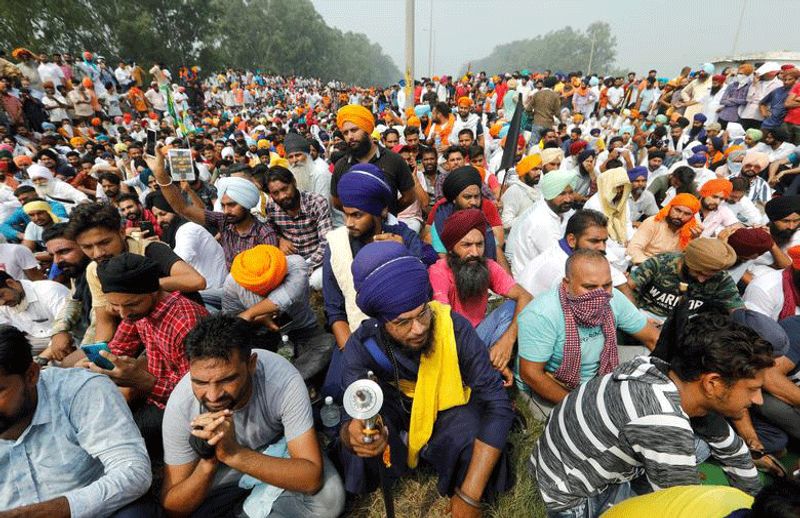 farm bill protest 2020 in india photostory