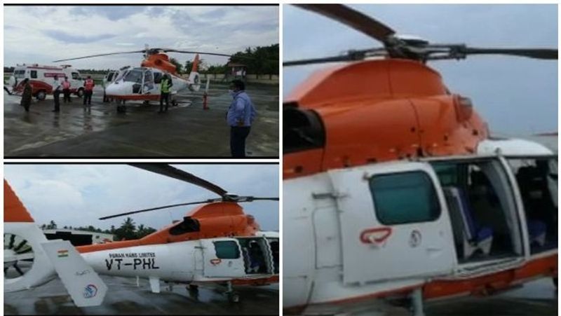details of helicoptor rentel kerala government
