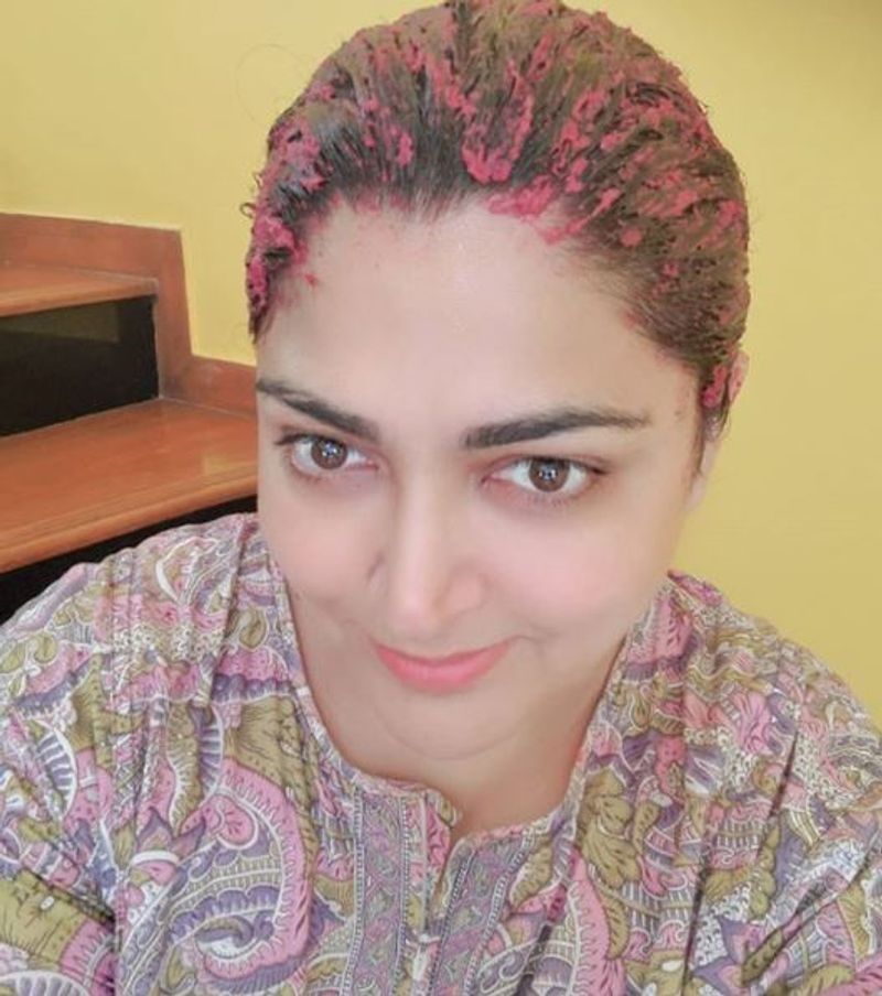 Kannada Kushbu sundar hair care secret vcs