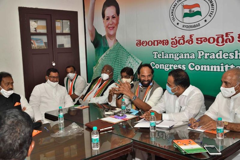 congress Telangana incharge Manickam tagore meeting with leaders lns