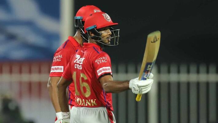 IPL 2020 Mayanak agarwal hit maiden century against Rajasthan royals ckm IPL 2020 Mayanak agarwal hit maiden century against Rajasthan royals ckm