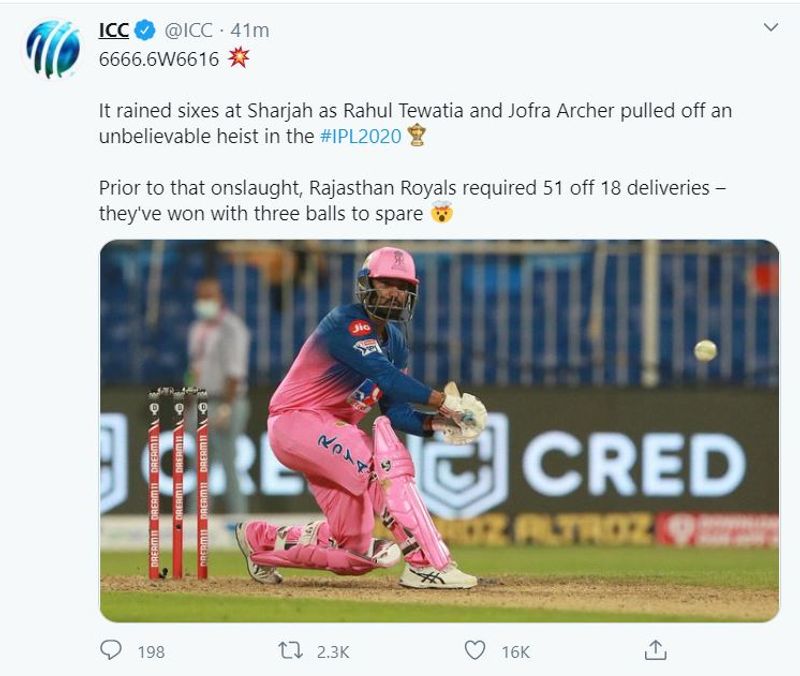 Rahul Tewatia became an overnight star after an incredible win in IPL 2020 spb