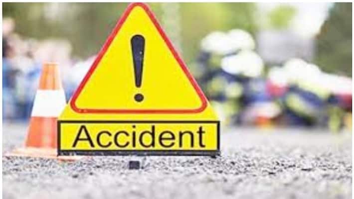 High speed car collided with three bikes High speed car collided with three bikes