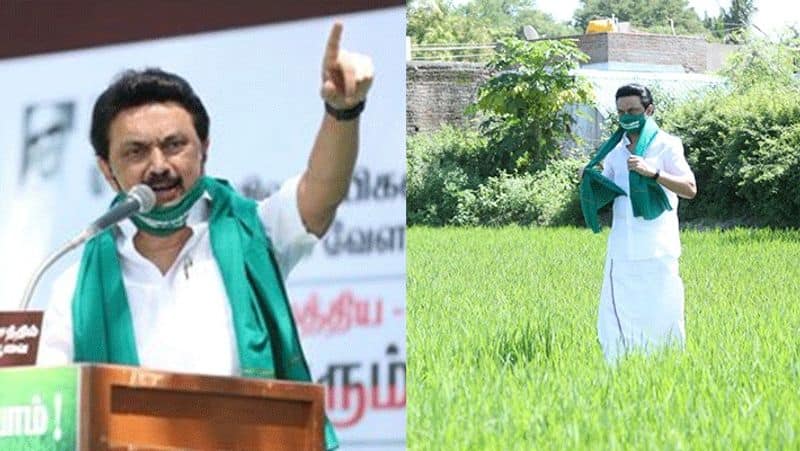 DMK only knows how to expropriate farmers' land, Minister CV Shanmugam who played Stalin.