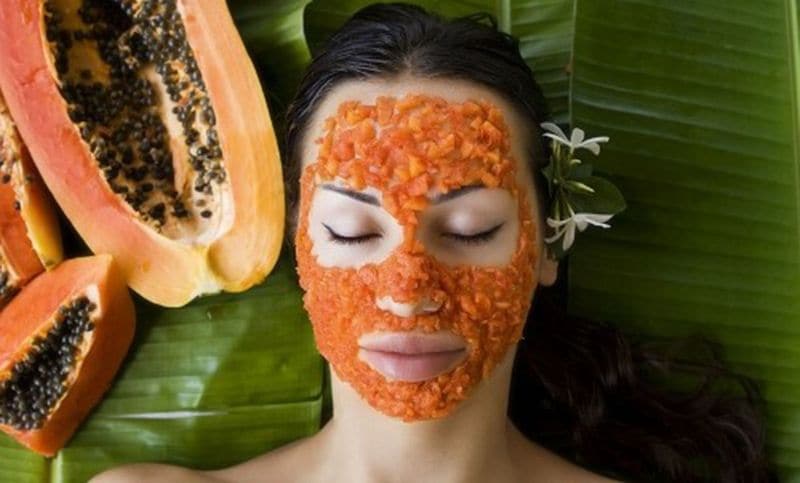 In addition to being a smoothie essential, papaya also has all components to become a mainstay in your DIY routine. The fruit is rich in papain, an exfoliating enzyme that can dissolve proteins. So, when applied topically, it can aid chemical exfoliation while unclogging pores and preventing dullness or acne.