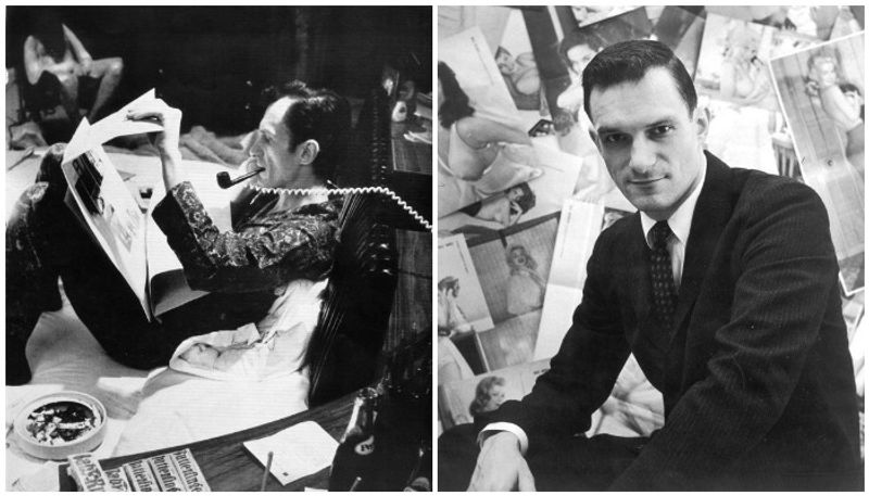the real life casanova who lived life full of sex, orgies and fame, Hugh Hefner the play boy publisher photos