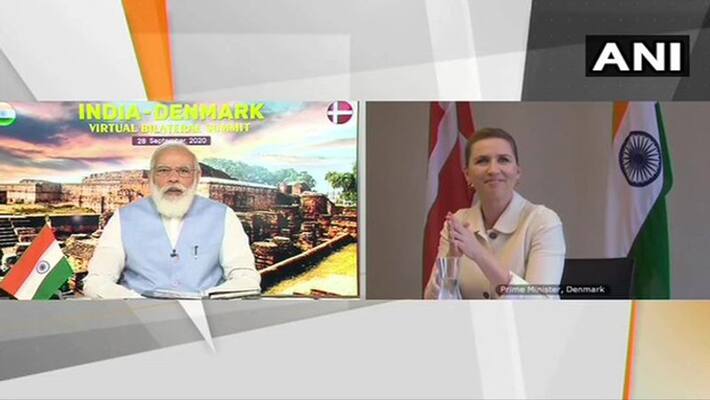 Bilateral summit held between PM Modi and Denmark's PM Mette Frederickson Bilateral summit held between PM Modi and Denmark's PM Mette Frederickson