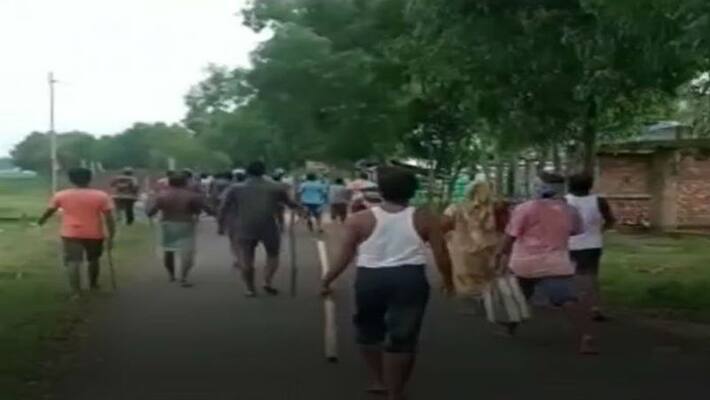Agitation against win shop in village area at Midnapore ASB Agitation against win shop in village area at Midnapore ASB