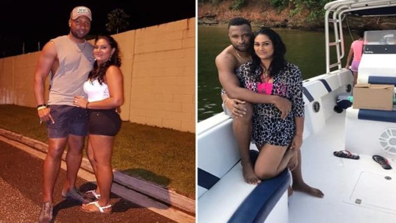 IPL 2021, Rohit Sharma-s team Mumbai Indians star Kieron Pollard and his wife Jenna Ali hot images spb