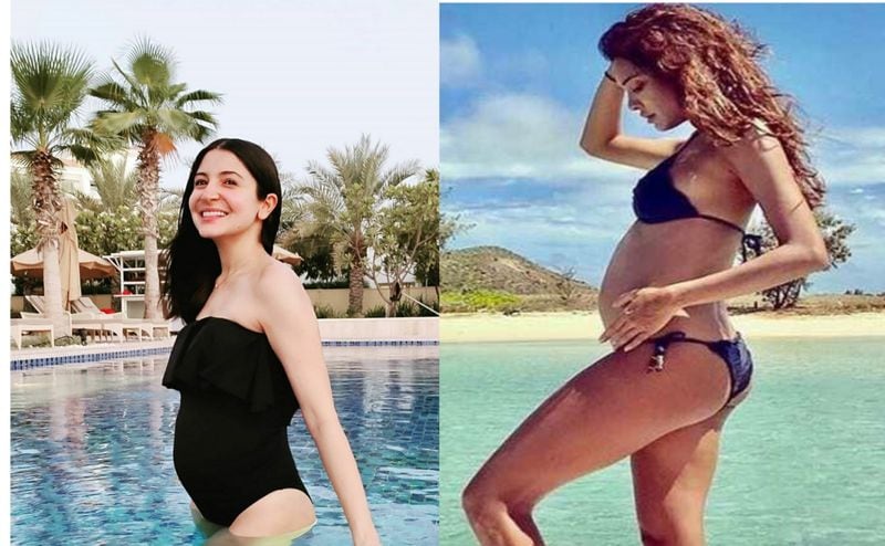 Anushka Sharma to Lisa Haydon: Actresses who flaunted baby bump in bikini-SYT