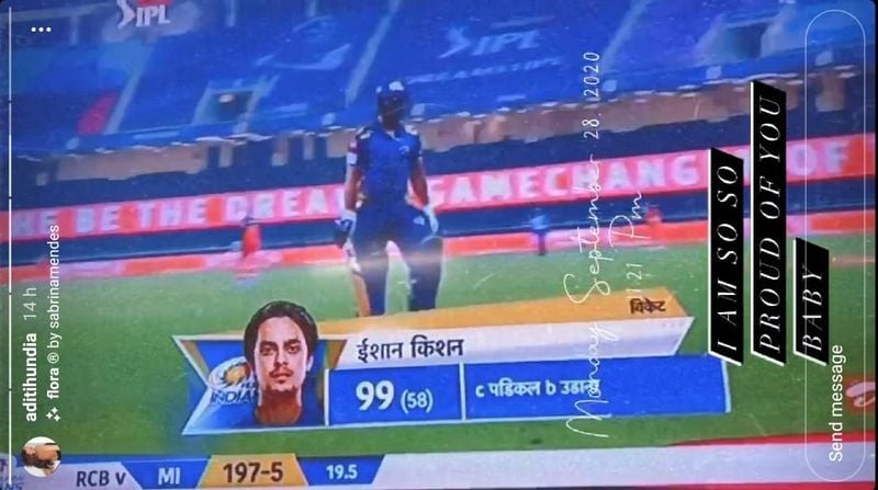 IPL 2020: Ishan Kishan's girlfriend Aditi Hundia post makes social media abuzz-shl