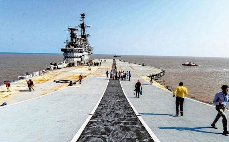 INS Viraat set for dismantling at Alang yard pod