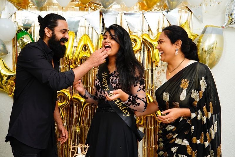 charecter actress hema daughter isha birthday photos viral arj