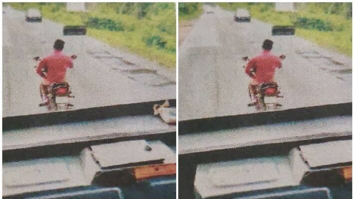 motor vehicle department fines youth who disturbed traffic and drive bike dangerously infront of KSRTC motor vehicle department fines youth who disturbed traffic and drive bike dangerously infront of KSRTC