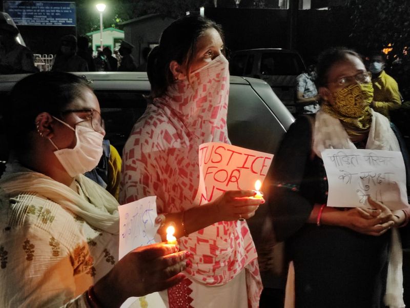 Uttar Pradesh Hathras rape case UP police forcibly bury victims body