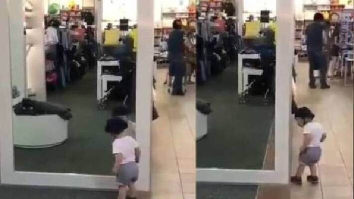 baby surprised to see mirror video goes viral baby surprised to see mirror video goes viral