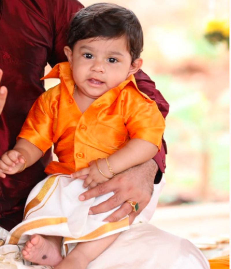 actress radhika pandit shares son yatharvs cute pic calls him prince as he turns 11 month