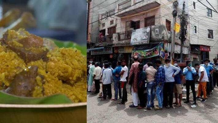 Hoskote Biryani Queues viral video Hoskote Biryani Queues viral video
