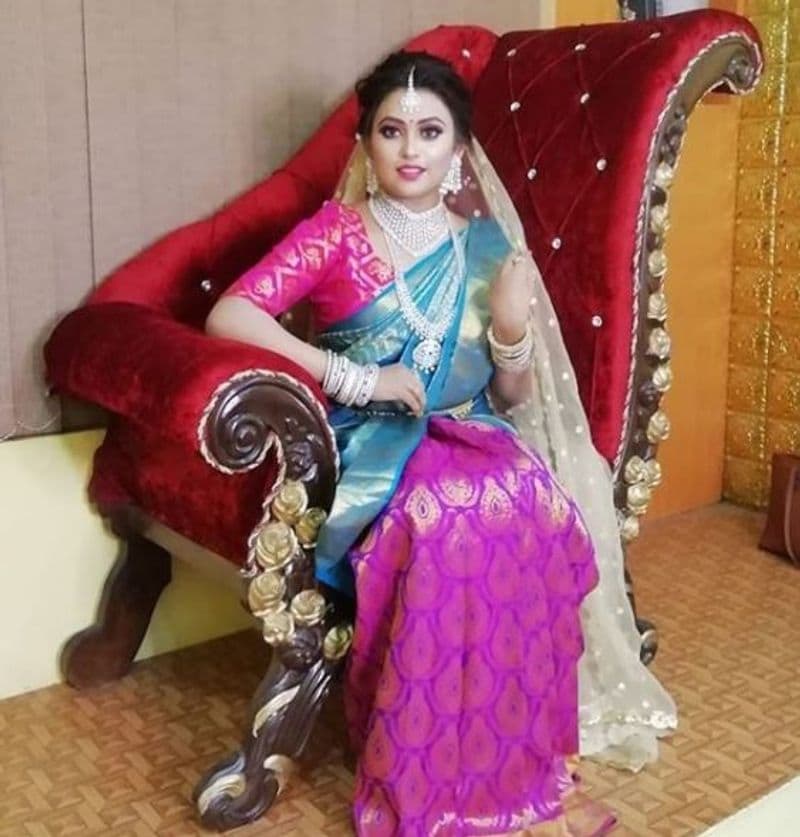 seriyal actress farina bridal make over latest photo gallery