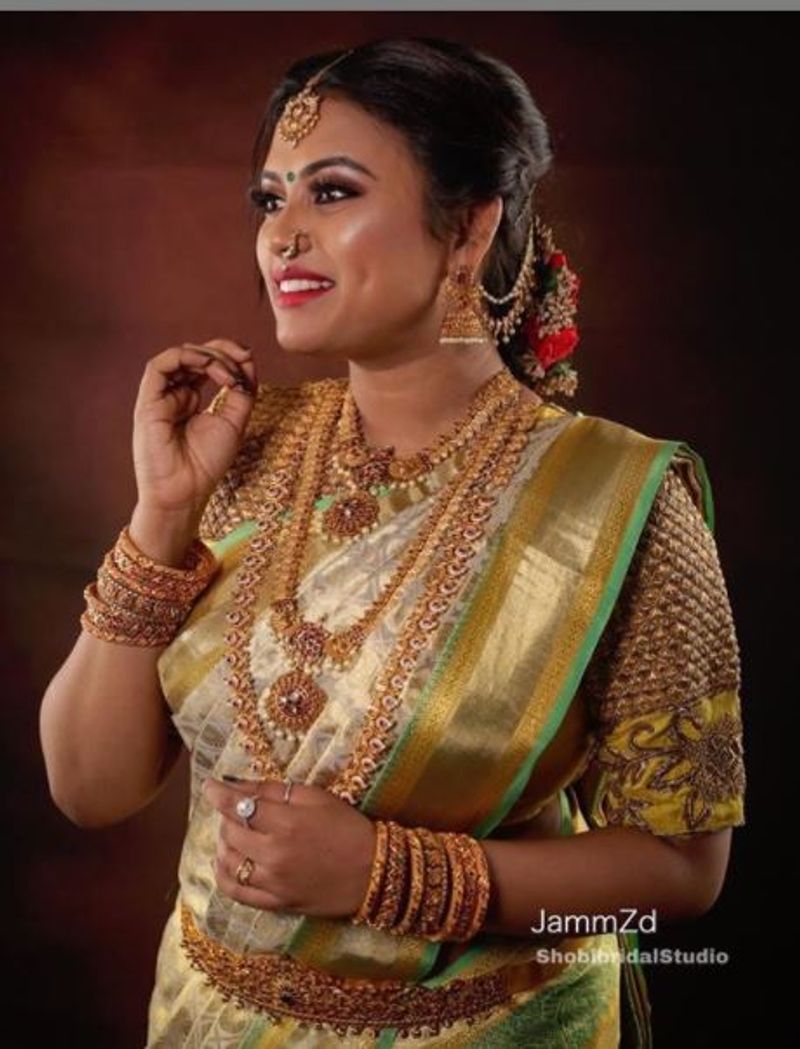 seriyal actress farina bridal make over latest photo gallery