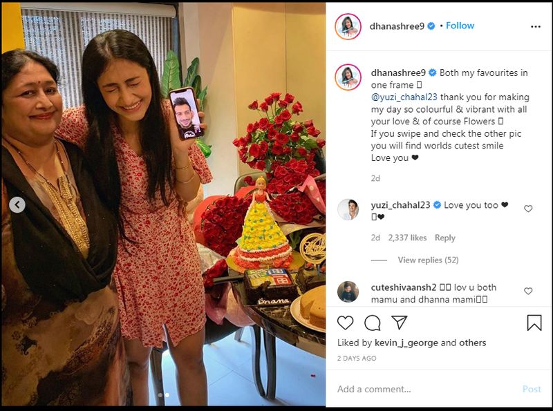 Yuzvendra Chahal makes fiance Dhanashree Verma bday special