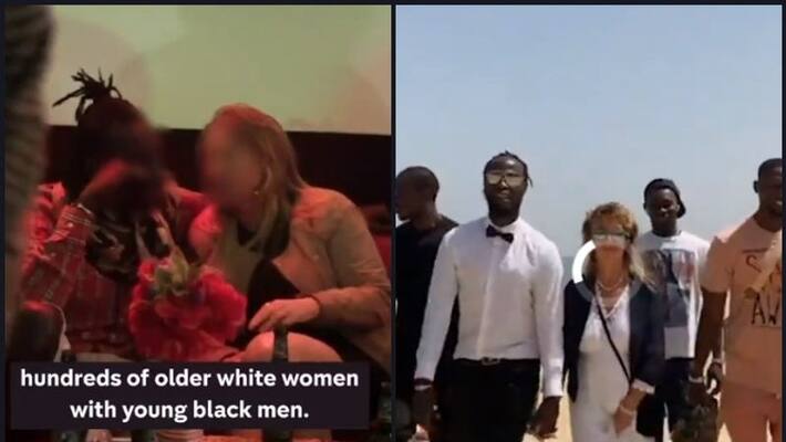 sex tourist grannies fly out for flings with younger Gambian men on Sex On The Beach sex tourist grannies fly out for flings with younger Gambian men on Sex On The Beach