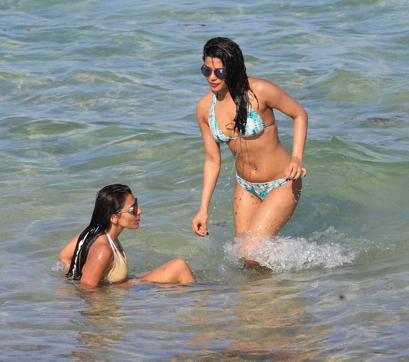 Priyanka chopra went to the beach, then its a different story