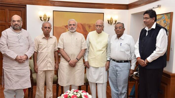 PM Modi, Advani, Amit Shah participated in Somnath Trust Meeting after Babri Masjid verdict PM Modi, Advani, Amit Shah participated in Somnath Trust Meeting after Babri Masjid verdict