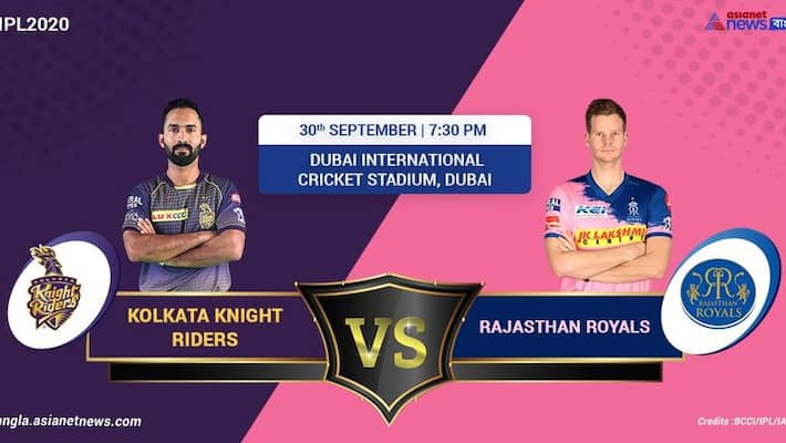 Live scorecard of Kolkata Knight Riders vs Rajasthan Royals match in IPL 2020 Live scorecard of Kolkata Knight Riders vs Rajasthan Royals match in IPL 2020
