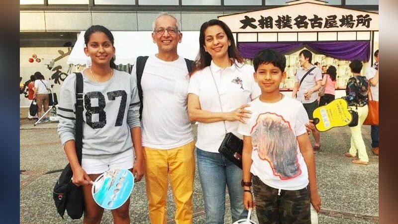 bollywood juhi chawla says her kids are embarrassed to see her romantic films vcs