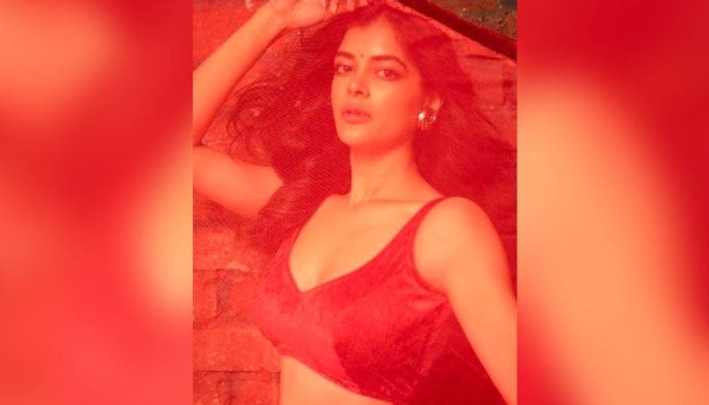 Madhumita Sarcar looks ravishing in her red and yellow lehenga ADB