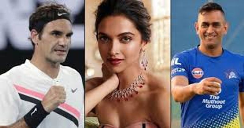 MS Dhoni to Roger Federer sportsmen Deepika Padukone was linked with