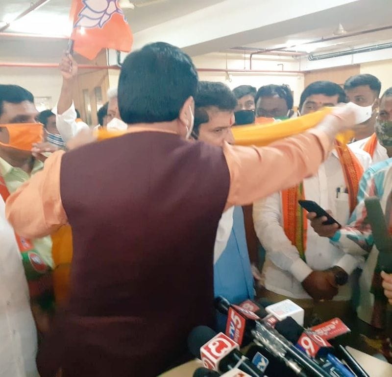 Minister C T Ravi Talks Over Electionsgrg